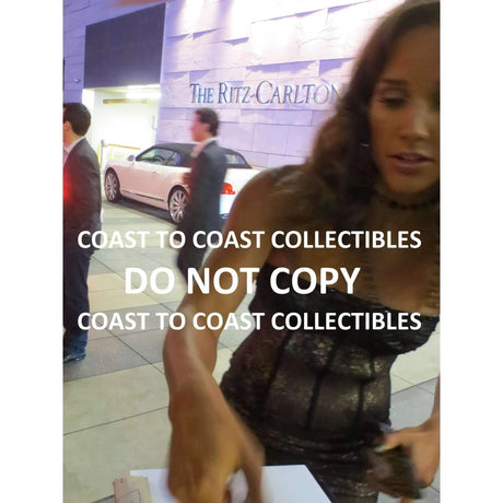 Lolo Jones, Track & Field, Bobsled,Olymics, USA, Signed, Autographed, Hockey 8x10 Photo, a Coa with the Proof Photo of Lolo Signing Will Be Included-