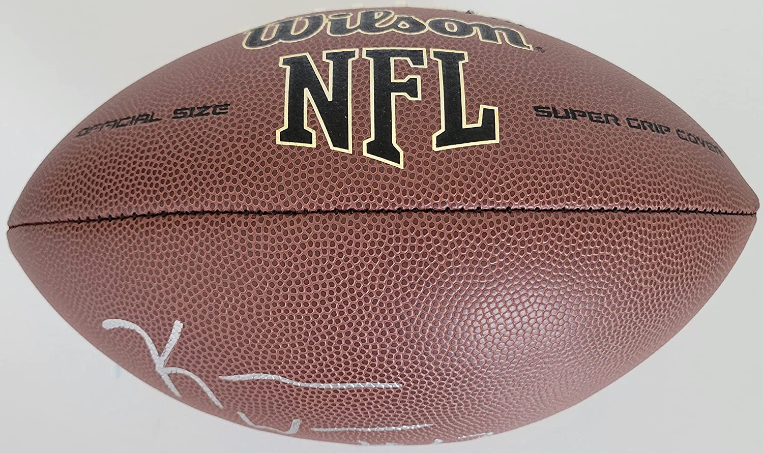 Kendall Wright Tennessee Titans Baylor Bears signed football proof COA autograph