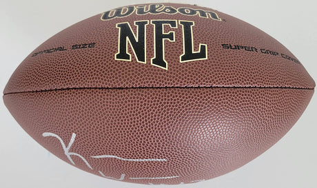 Kendall Wright Tennessee Titans Baylor Bears signed football proof COA autograph