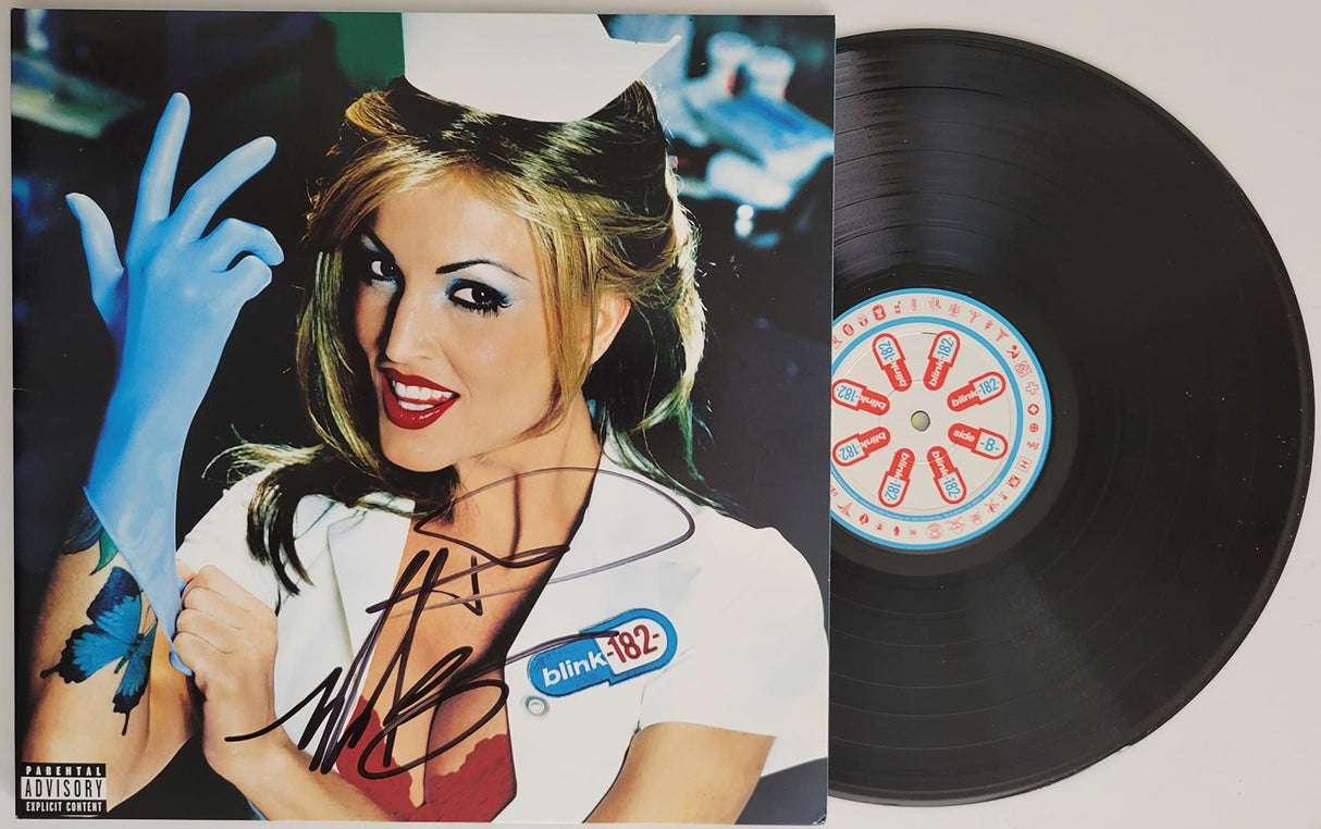 Mark Hoppus Tom Delonge signed Blink 182 Enema of the State album COA proof STAR