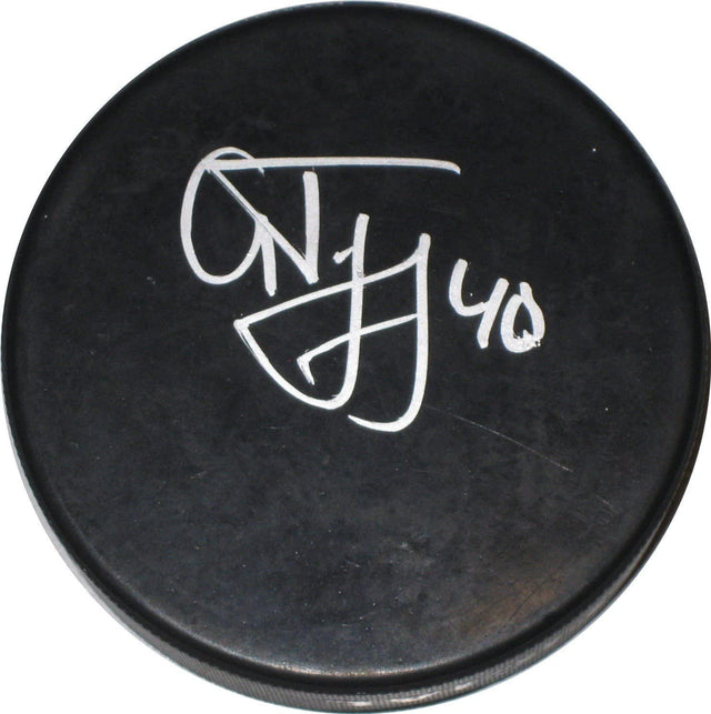 Alex Tanguay Colorado Avalanche,Flames signed,autographed Hockey Puck,COA proof