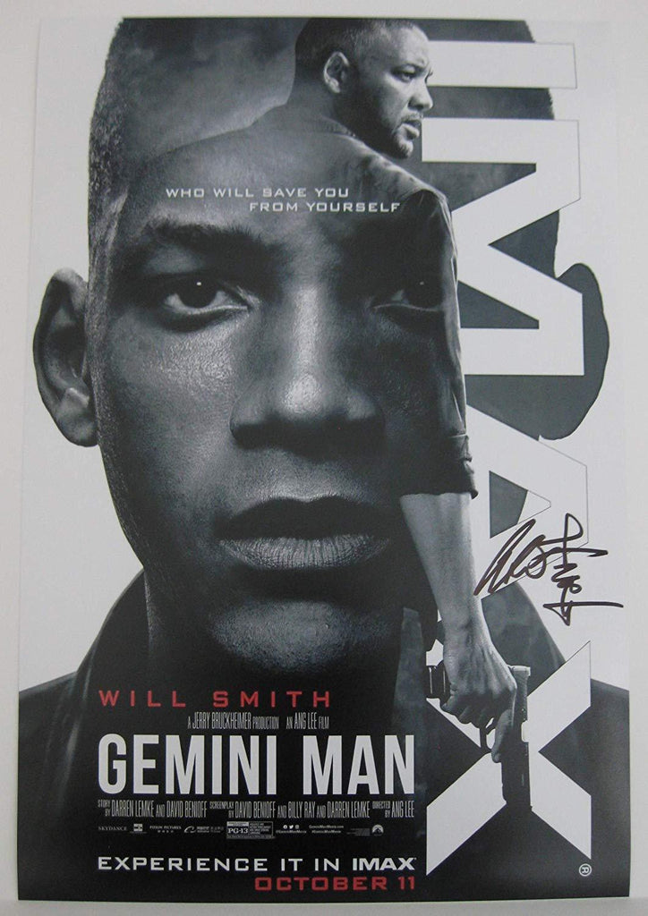 Ang Lee signed autographed Gemini Man 12x18 movie poster photo,proof COA. STAR