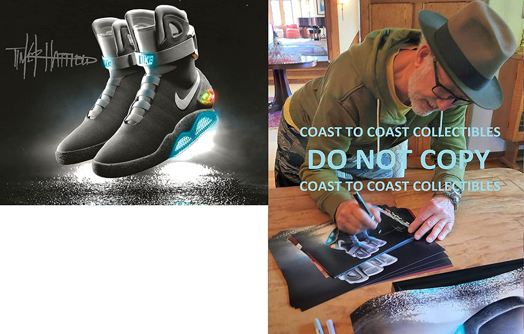 Tinker Hatfield signed Nike MAG Back To The Future 8x10 photo proof autograph STAR