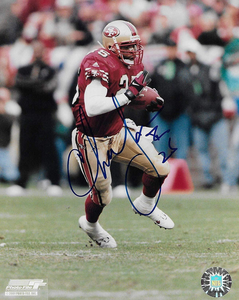 Charlie Garner San Francisco 49ers signed autographed, 8x10 Photo, COA will be included