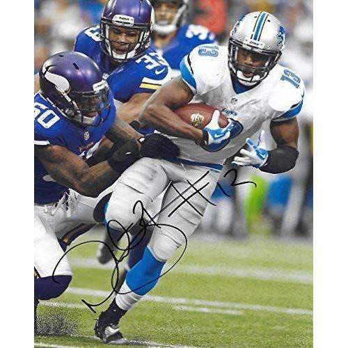 Nate Burleson, Detroit Lions, Signed, Autographed, 8x10 Photo, A COA With The Proof Photo of Nate Signing Will Be Included.