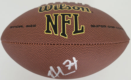 Nick Mangold New York Jets signed NFL football COA exact proof autographed