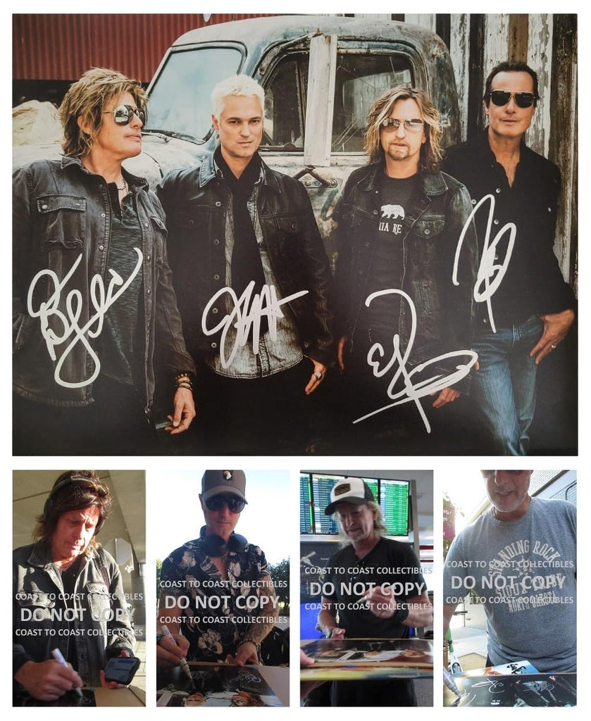 Stone Temple Pilots Band Signed 11x14 Photo Exact Proof COA Autographed star