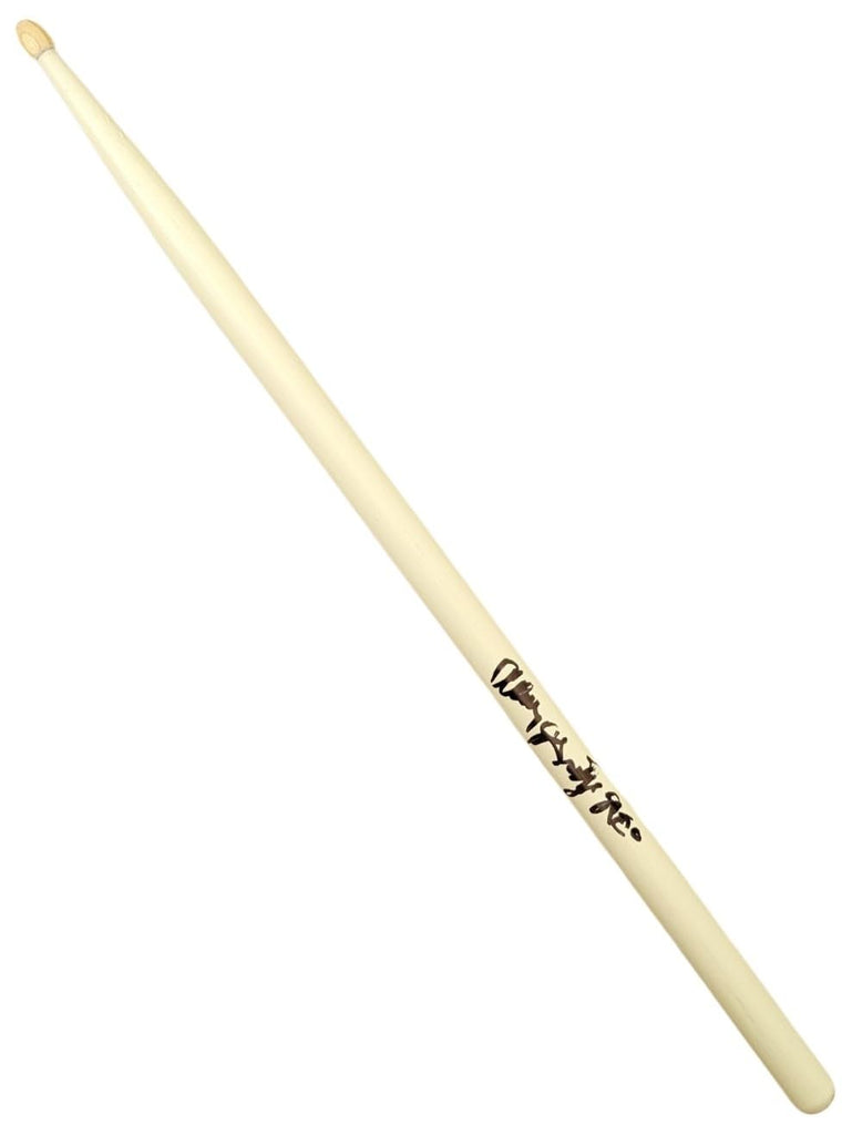 Alan Gratzer REO Speedwagon Drummer Signed Drumstick COA Proof Autographed..