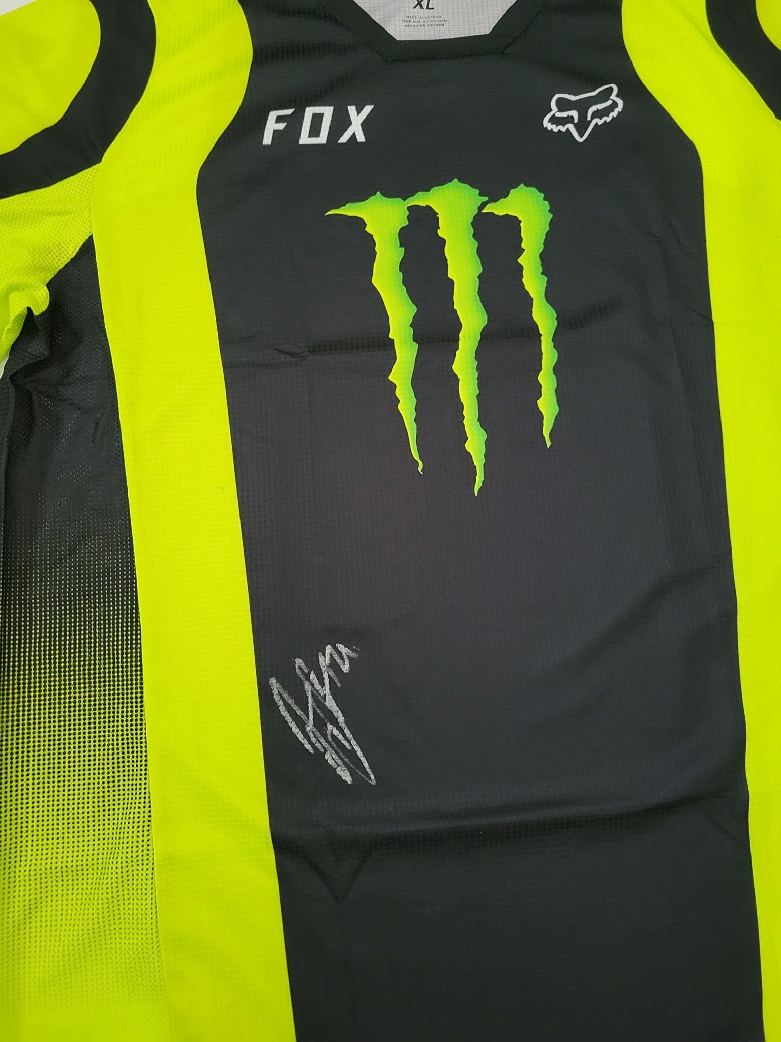 fox signed jersey