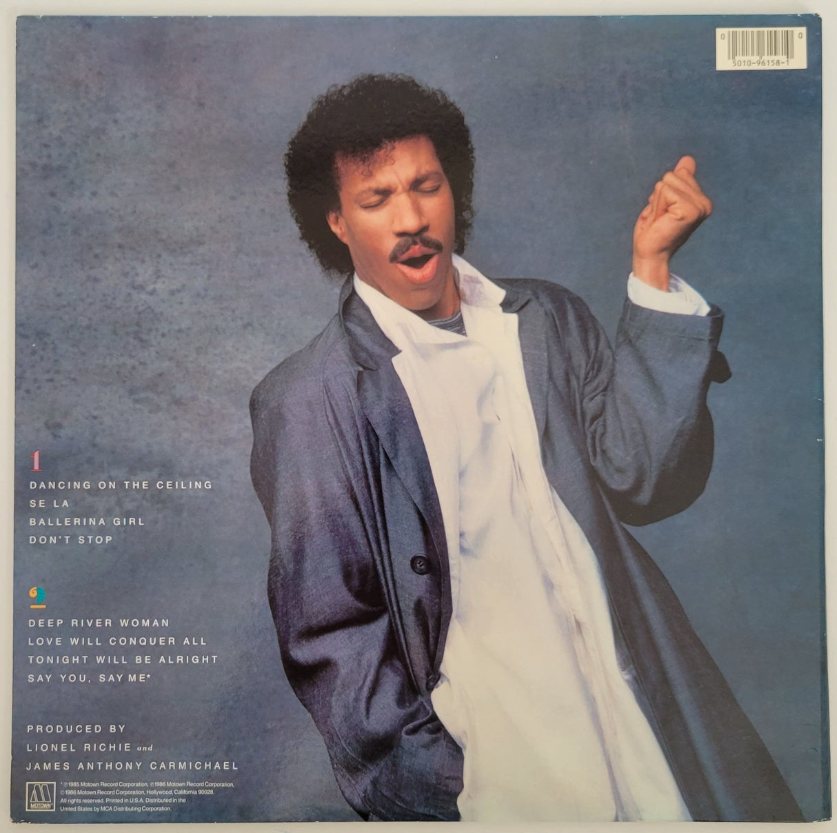 Lionel Richi signed Dancing on the Ceiling album auto vinyl record COA proof STAR