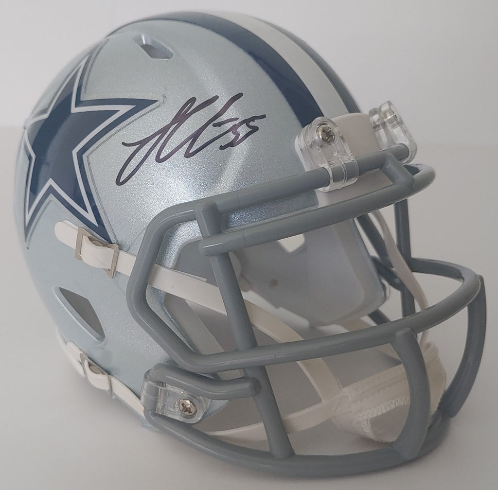 Leighton Vander Esch signed Cowboys mini helmet proof Beckett COA