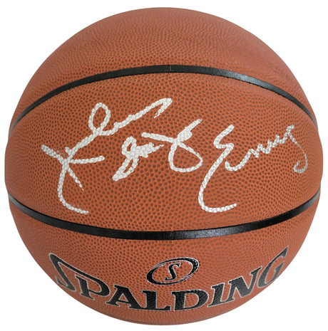 Julius Erving Signed Basketball COA Proof Autographed DR J 76ers Nets Beckett