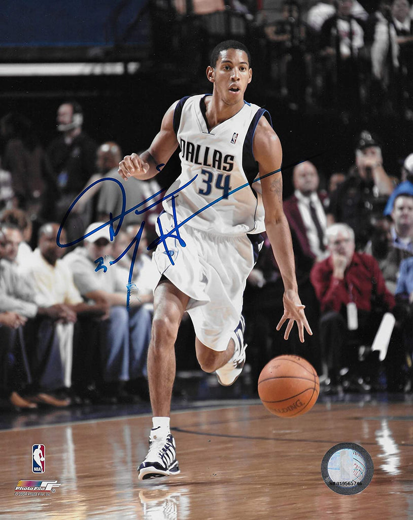 Devin Harris signed Dallas Mavericks basketball 8x10 photo COA.