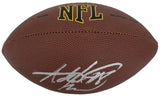 Adrian Peterson Signed Football Proof COA Autographed Vikings Oklahoma