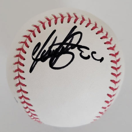 Martin Perez Texas Rangers signed MLB baseball COA Autographed Boston Red Sox