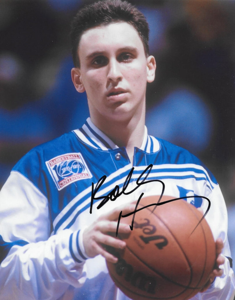 Bobby Hurley signed Duke Blue Devils basketball 8x10 photo proof COA autographed