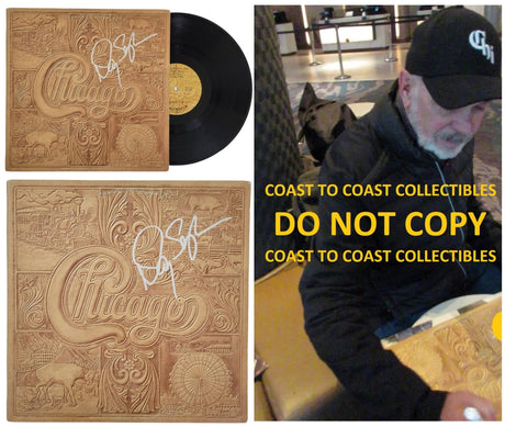 Danny Seraphine signed Chicago VII album vinyl record COA exact proof autographed STAR
