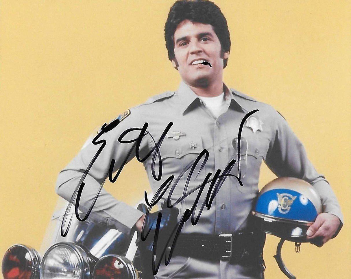 Erik Estrada, Ponch, signed autographed, CHiPs 8x10 photo, COA star