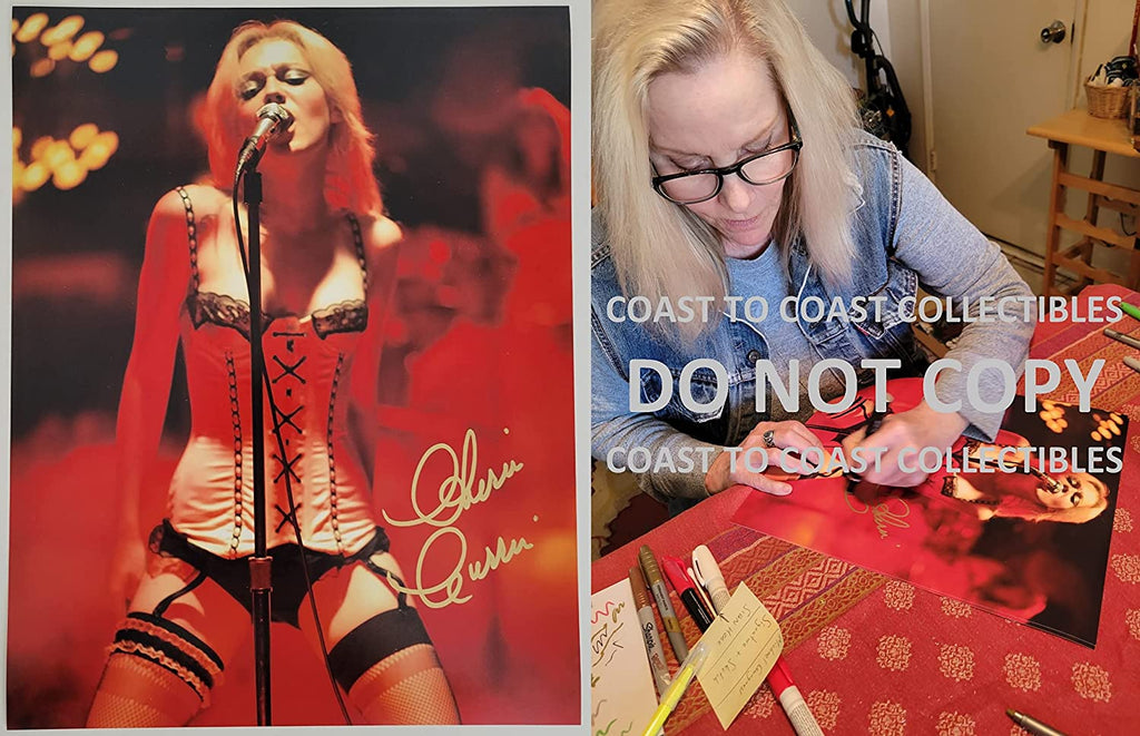 Cherie Currie signed The Runaways 11x14 photo COA exact proof STAR