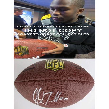 Justin Forsett Baltimore Ravens, Seahawks, Signed, Autographed, NFL Duke Football, a COA with the Proof Photo of Justin Signing Will Be Included