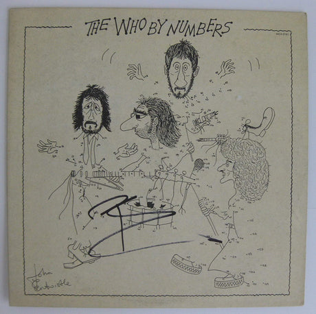 Pete Townshend signed The Who by numbers album vinyl record Proof Beckett COA STAR