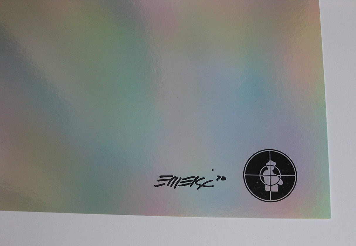 Public Enemy 2020 12x18 Emek poster foil with no date The Terrordome #30 of 150 STAR