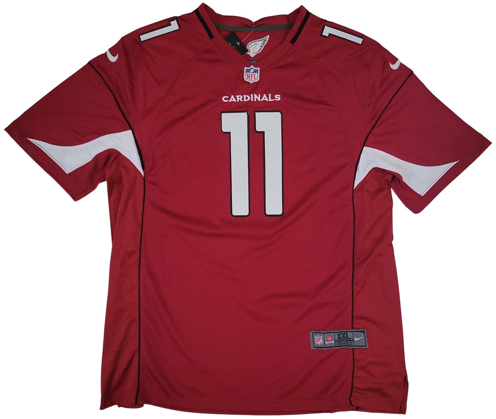 Larry Fitzgerald signed Arizona Cardinals football jersey COA proof autographed