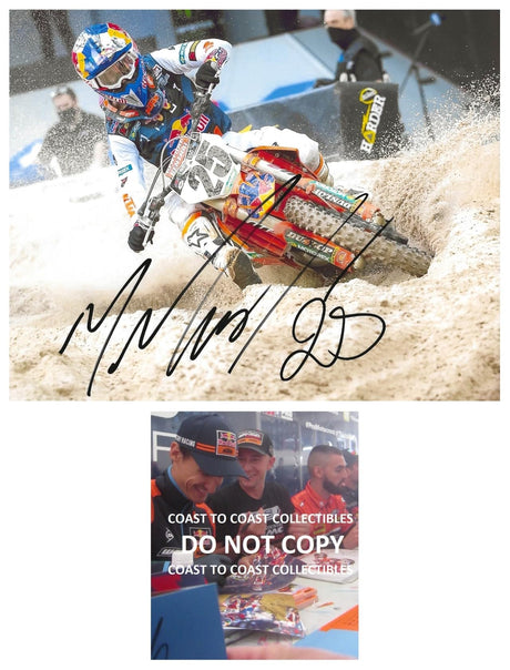 Marvin Marquin Motocross Supercross Racer Signed 8x10 Photo COA Proof Autographed