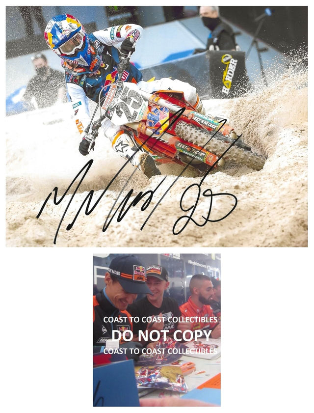Marvin Marquin Motocross Supercross Racer Signed 8x10 Photo COA Proof Autographed