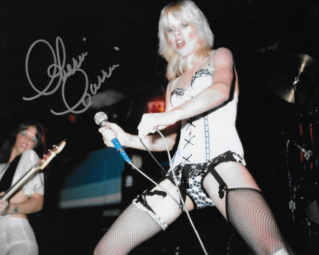 Cherie Currie The Runaways singer signed 8x10 photo COA proof autographed, STAR..