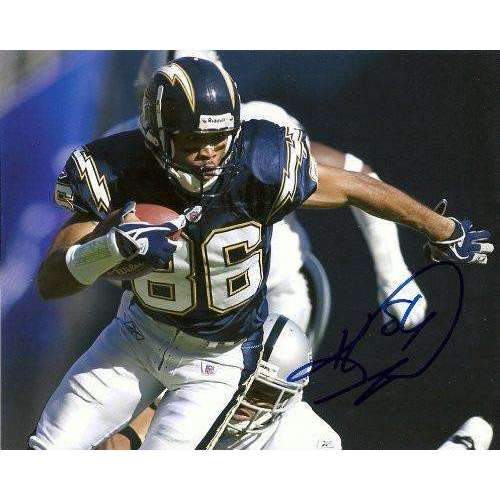 KEENAN MCCARDELL,SAN DIEGO CHARGERS,SIGNED,AUTOGRAPHED 8X10,PHOTO,COA