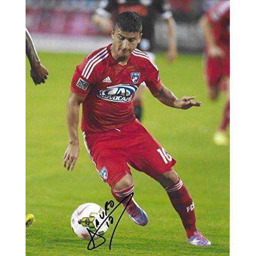 Mauro Diaz, FC Dallas, Argentine, Signed, Autographed, 8x10 Photo, a Coa with the Proof Photo of Mauro Signing the Ball Will Be Included..