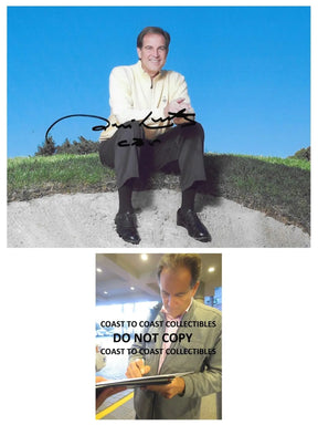 Jim Nantz CBS Sportscaster signed 8x10 photo COA proof autographed