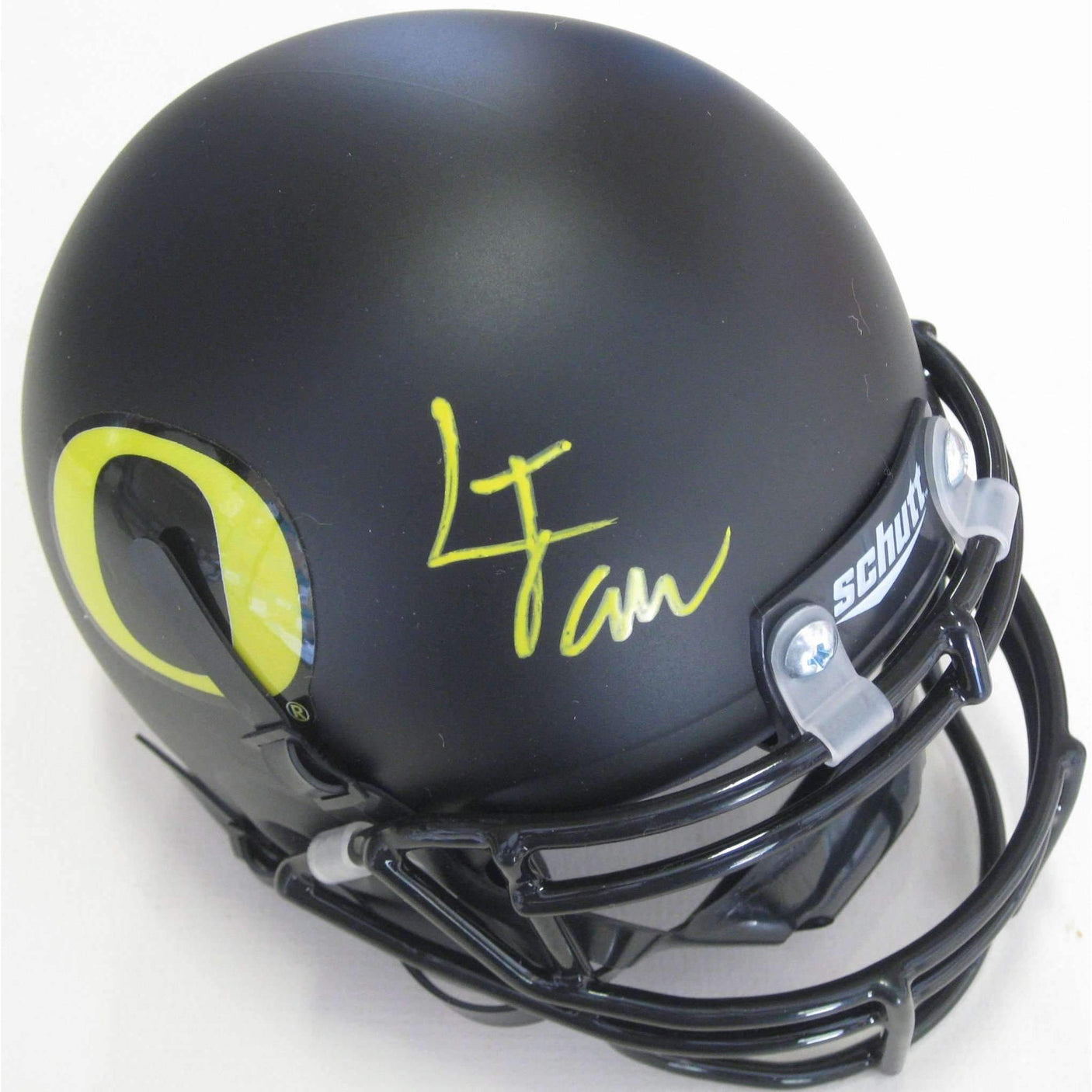 Lamichael James, Oregon Ducks, San Francisco 49ers, Niners, Signed, Autographed, Mini Helmet, a COA with the Proof Photo of Lamichael Signing Will Be Included