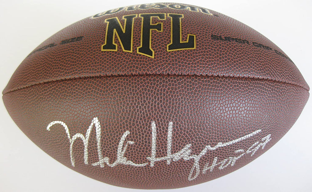 Mike Haynes Raiders Patriots ASU signed autographed NFL football proof Beckett COA