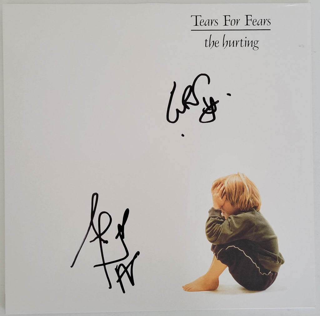 Smith & Orzabal signed Tears for Fear The Hurting album COA proof STAR