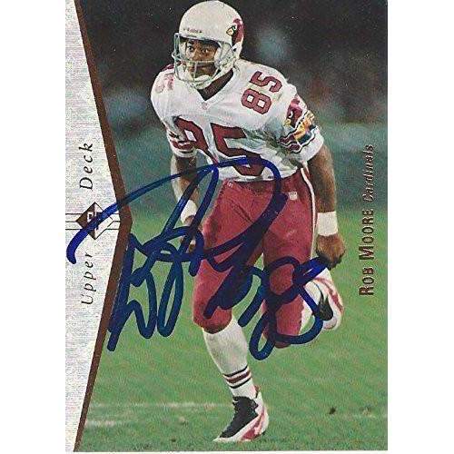 1995 Rob Moore, Arizona Cardinals, Signed, Autographed, Upper Deck Football Card, Card # 88,
