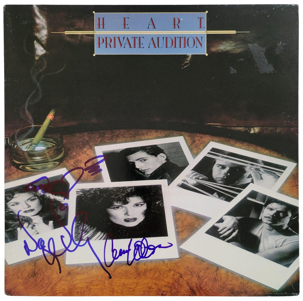 Nancy Wilson & Ann Wilson Signed Heart Private Audition Album Vinyl Proof COA Autographed