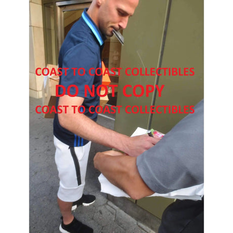 Laurent Ciman, Montreal Impact, Belgium, Signed, Autographed, 8x10 Photo, a Coa with the Proof Photo of Laurent Signing the Ball Will Be Included