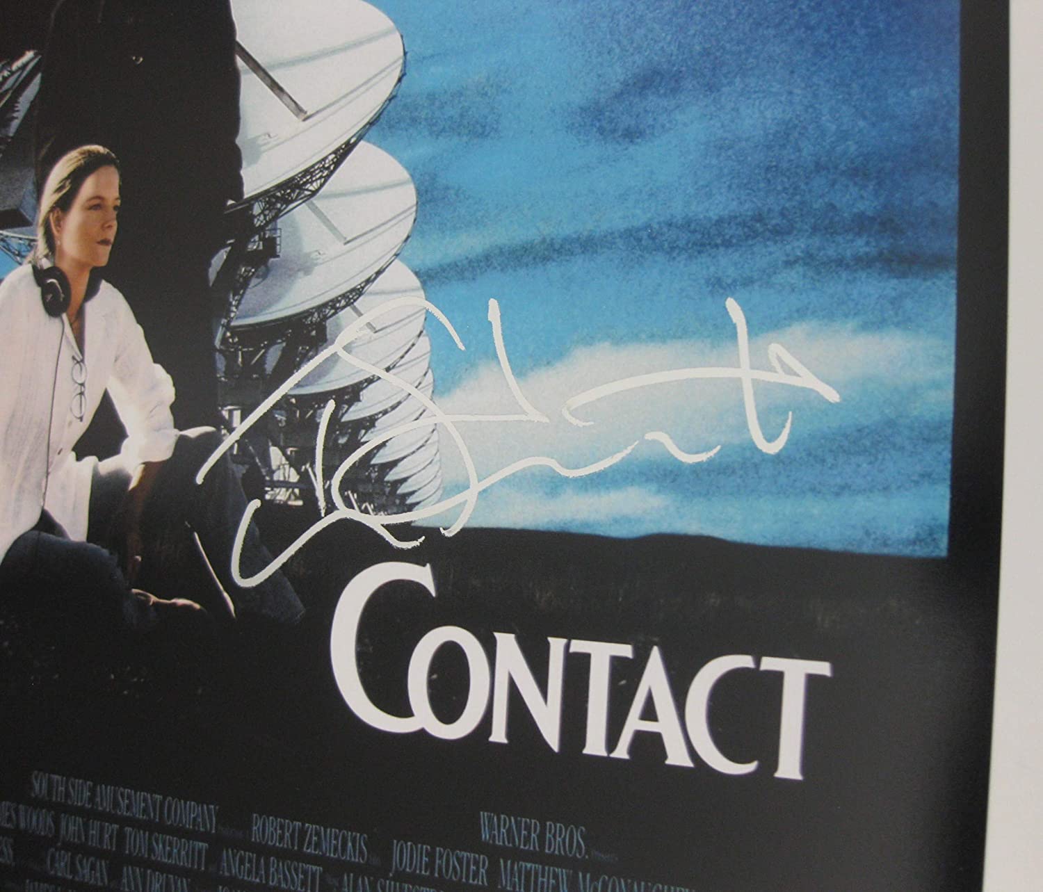 Tom Skerritt signed Contact 12x18 poster photo COA autographed exact proof STAR