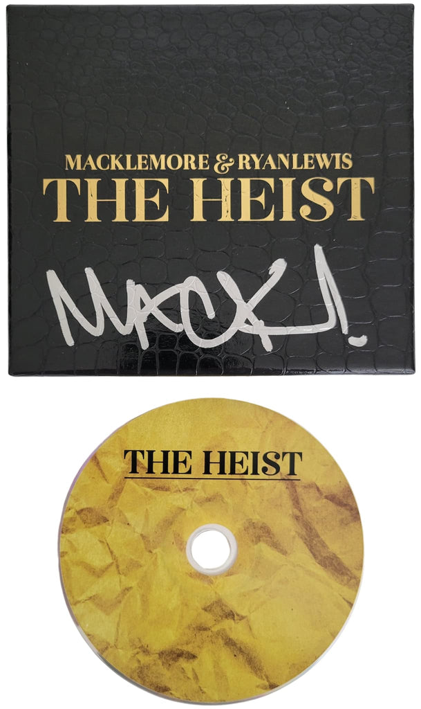 Macklemore signed The Heist album deluxe CD box set COA exact proof autographed STAR