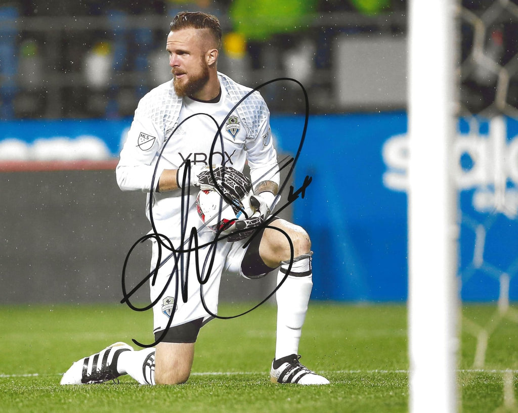 Stefan Frei signed Seattle Sounders FC soccer 8x10 photo proof COA autographed