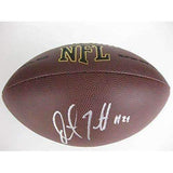 Justin Forsett Baltimore Ravens, Seahawks, Signed, Autographed, NFL Football, a COA with the Proof Photo of Justin Signing Will Be Included