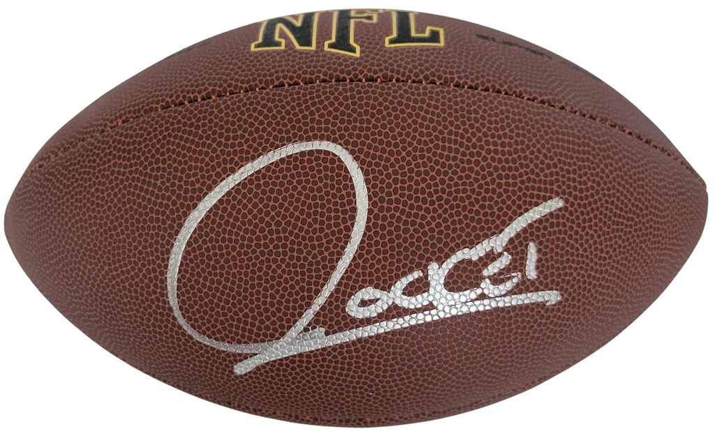 Rocket Ismail Signed Football Proof COA Autographed Raiders Cowboys Notre Dame
