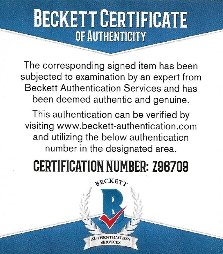 Willie Roaf New Orleans Saints Signed Football Proof Beckett COA Autographed