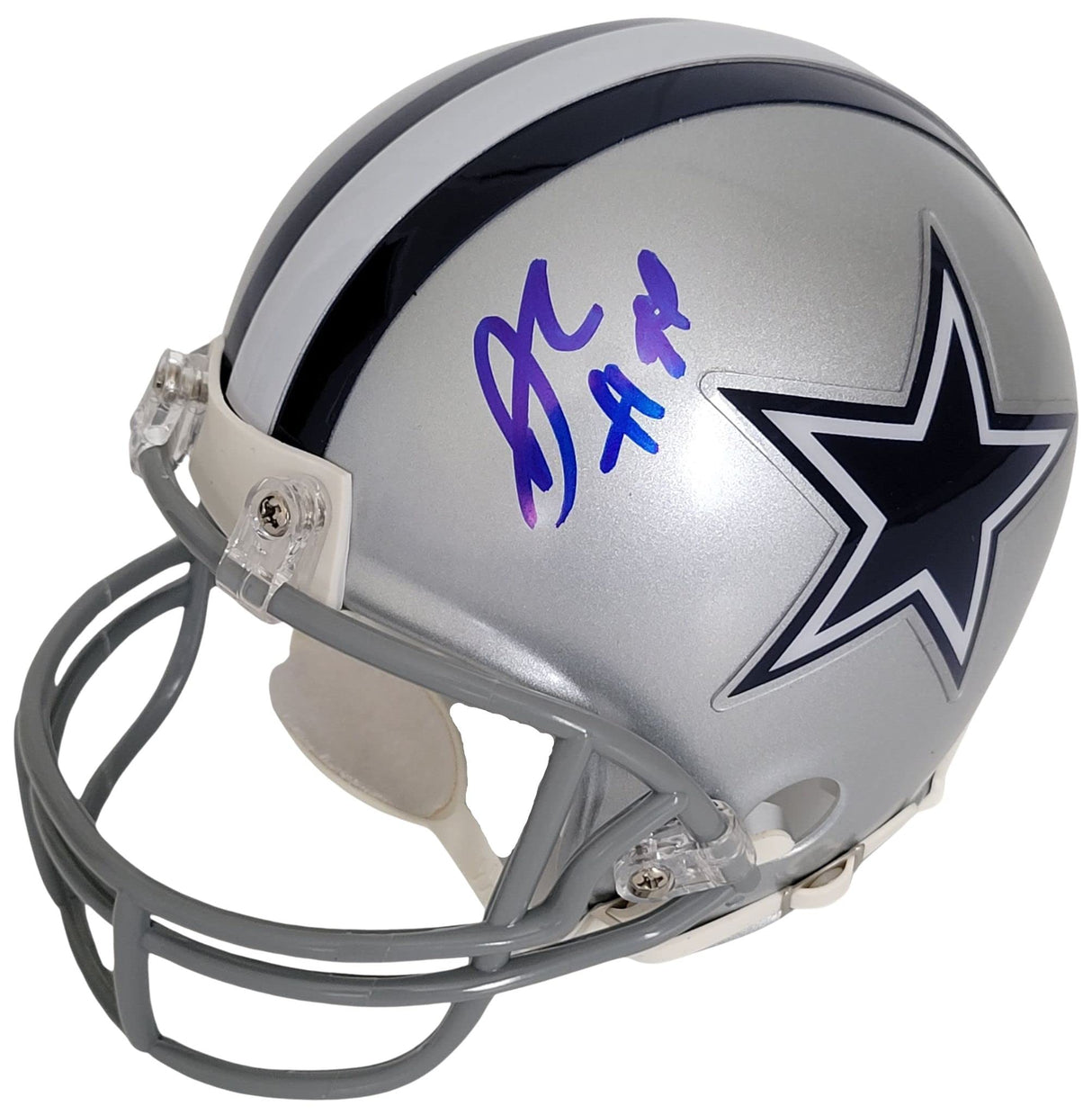 DeMarcus Ware signed Dallas Cowboys mini football helmet proof COA autographed