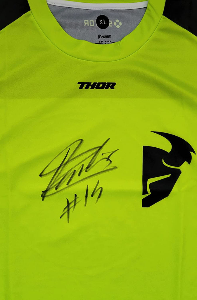 Dylan Ferrandis Supercross Motocross signed Thor Jersey COA proof autographed-