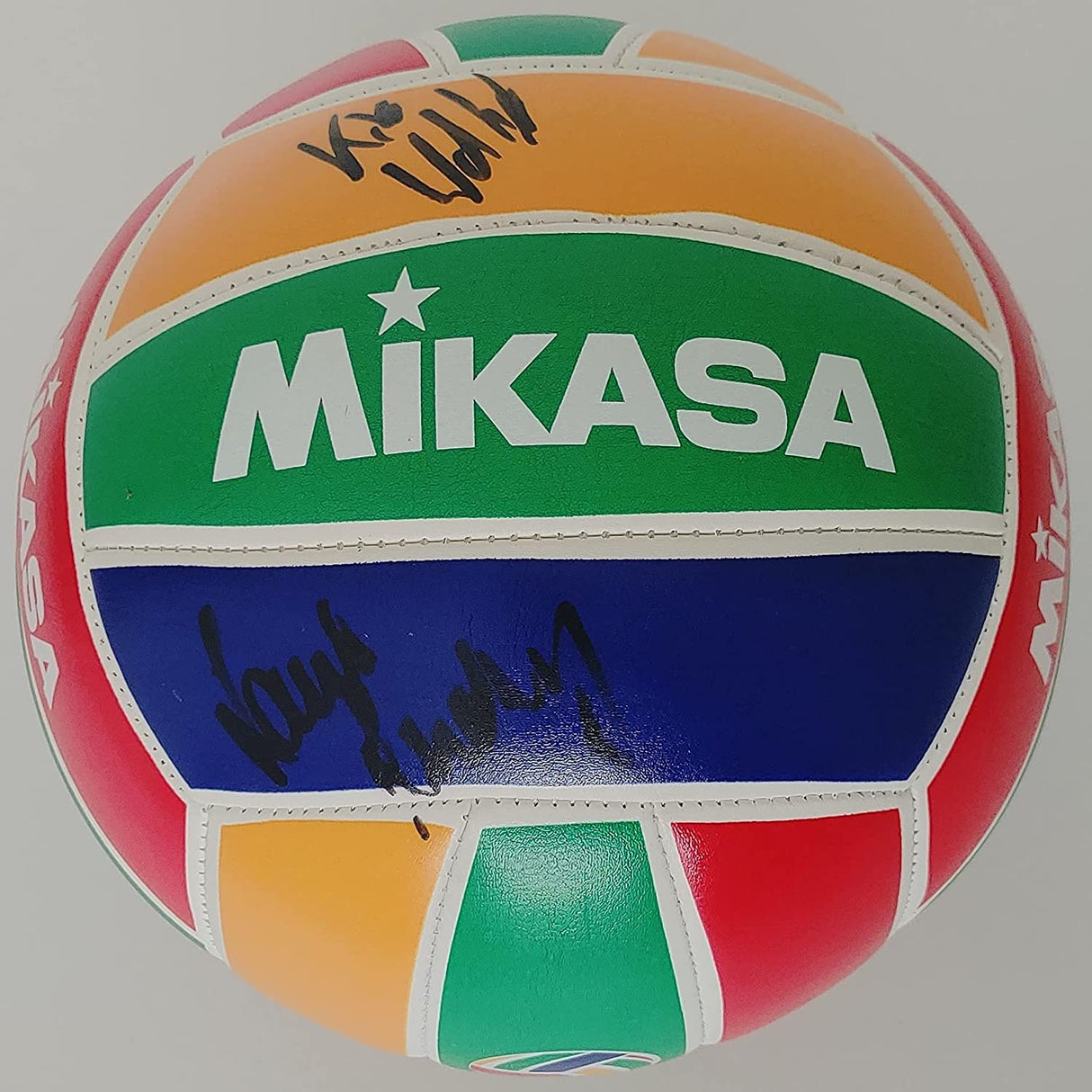 Laura Ludwig Kira Walkenhorst Germay Olympic volleyball players signed autographed World Series Volleyball COA Proof