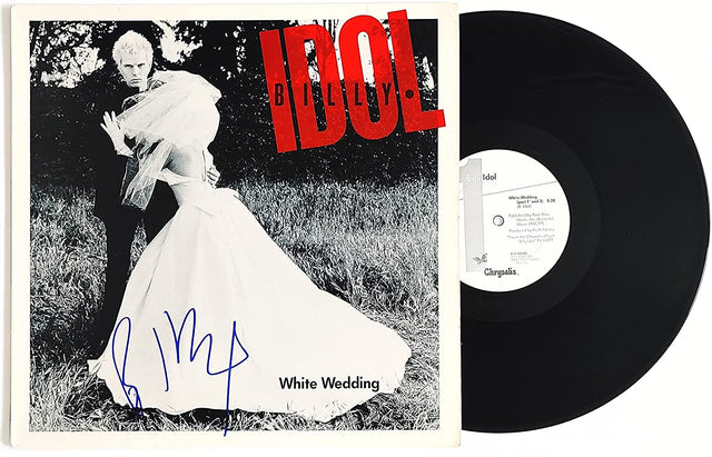 Billy Idol signed autographed White Wedding album vinyl Record proof Beckett COA STAR