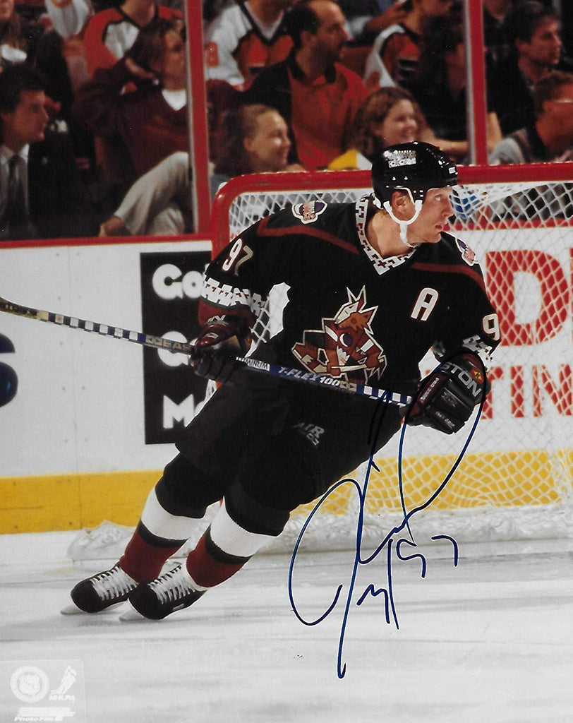 Jeremy Roenick, Phoenix Coyotes, signed, autographed, 8x10 Photo, Coa with Proof Photo